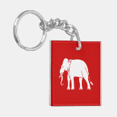 Siamese Elephant Sleutelhanger (Voorkant Links)