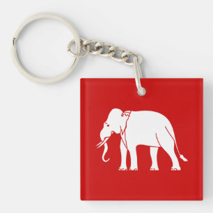 Siamese Elephant Sleutelhanger