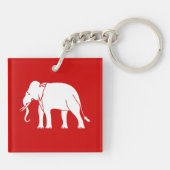 Siamese Elephant Sleutelhanger (Achterkant)