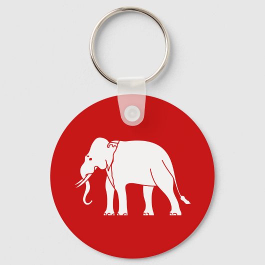 Siamese Elephant Sleutelhanger (Voorkant)