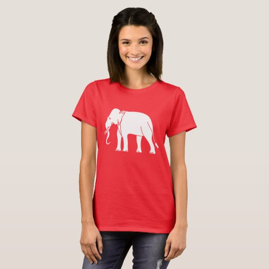 Siamese Elephant T-shirt (Voorkant volledig)