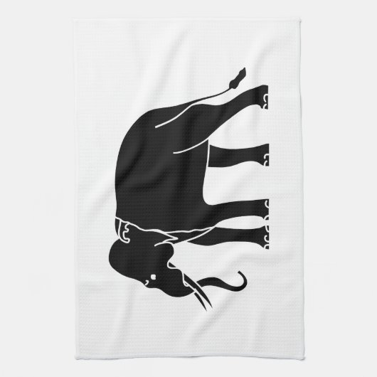 Siamese Elephant Theedoek (Verticaal)