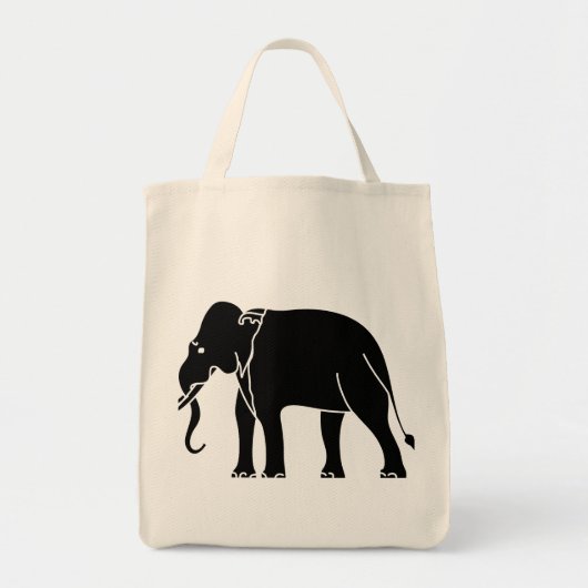 Siamese Elephant Tote Bag (Voorkant)