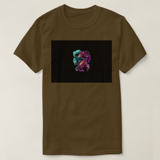 Siamese fighting fish t-shirt (Design voorkant)