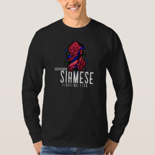Siamese gevechtsvis betta vis aquarium t-shirt