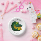 Siamese gevechtsvis cartoon illustratie papieren kommen (Feest)