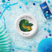 Siamese gevechtsvis cartoon illustratie papieren kommen (Feest)