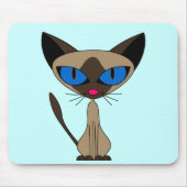 Siamese If you Alsjeblieft - Mousepad Muismat (Voorkant)