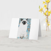 Siamese Kaart (Gele Bloem)