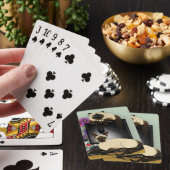 Siamese Kantoor Bureaustoel Katten Grappige Schelm Pokerkaarten (Insitu)