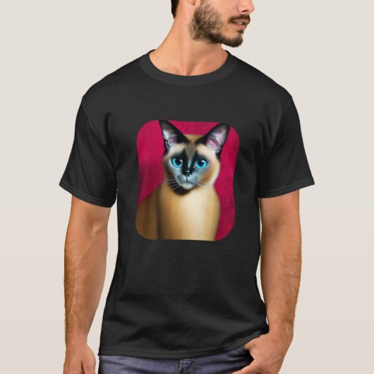 Siamese kat 1 t-shirt (Voorkant)