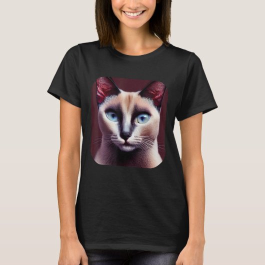 Siamese kat 2 t-shirt (Voorkant)