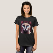 Siamese kat 2 t-shirt (Voorkant volledig)