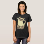 Siamese kat 4 t-shirt (Voorkant volledig)