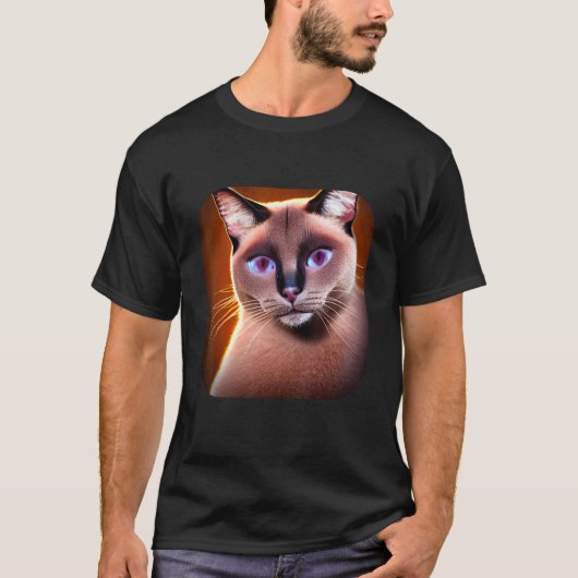 Siamese kat 5 t-shirt (Voorkant)
