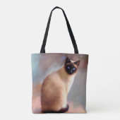 Siamese Kat 613 Tote Bag (Achterkant)