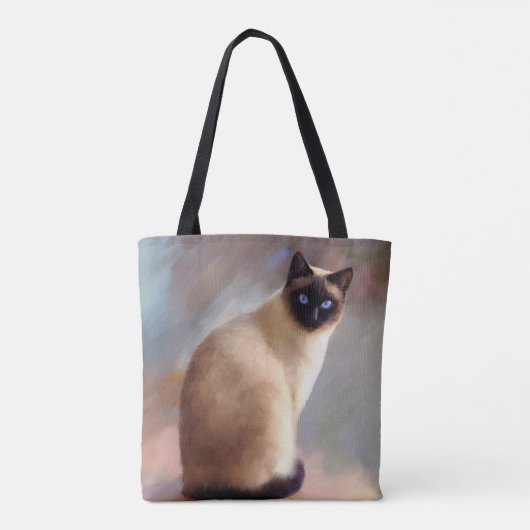 Siamese Kat 613 Tote Bag (Achterkant)