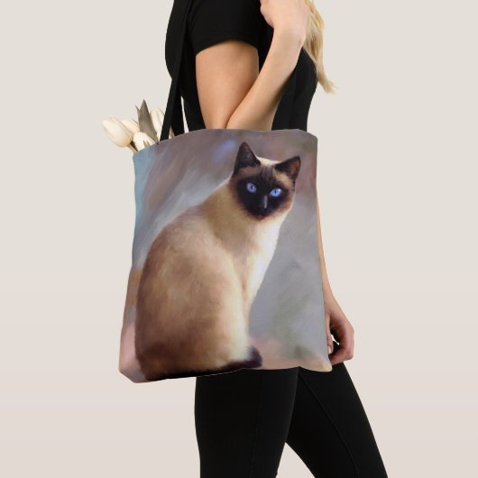 Siamese Kat 613 Tote Bag (Dichtbij)