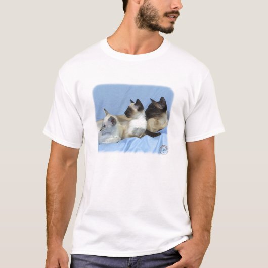 Siamese kat 9W055D-074 T-shirt (Voorkant)
