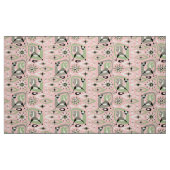 Siamese kat Abstract op roze Stof (Fat Quarter)
