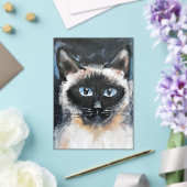 Siamese kat acryl uitnodigingen (Insitu (Huwelijk))