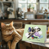 Siamese kat adoptie kaart