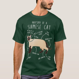 Siamese Kat Anatomie 1 T-shirt