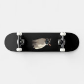 Siamese Kat Art Blauw-Eyed Kat Lover Persoonlijk Skateboard (Horizontaal)