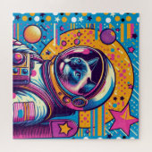 SIAMESE KAT-ASTRONAUT 6 LEGPUZZEL (Horizontaal)