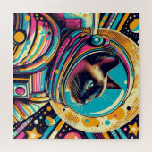 SIAMESE KAT-ASTRONAUT 7 LEGPUZZEL (Horizontaal)