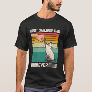 Siamese Kat BESTE SIAMESE VADER OOIT Vintage T-shirt