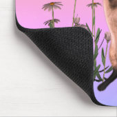 Siamese kat Butterfly gepersonaliseerd Muismat (Hoek)