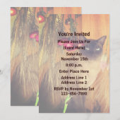 Siamese Kat Dierenfeest Kaart (Voorkant / Achterkant)