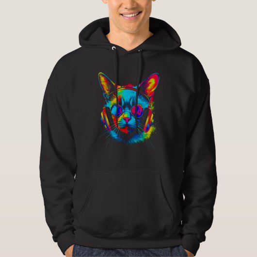 Siamese Kat DJ Festival Hoodie (Voorkant)