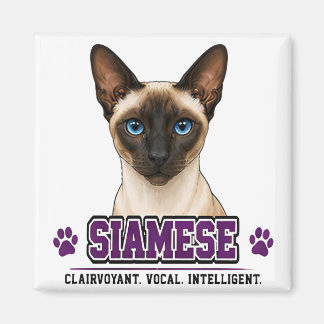 🐾 Siamese Kat Eigenaar Familie Trots 🐾 Magneet