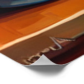 Siamese kat en boeketten in vazen waterverf poster (Hoek)