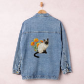 Siamese kat en goudsbloem dames jas denim jacket (Hangar)