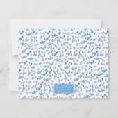 Siamese kat - gepersonaliseerde schrijfbenodigdhed notitiekaartje (Achterkant)