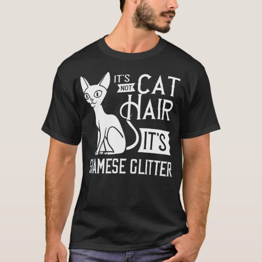 Siamese kat Gift Kitten - eigenaar Lover T-shirt (Voorkant)