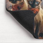 Siamese kat Halloween Spooky Muismat (Hoek)