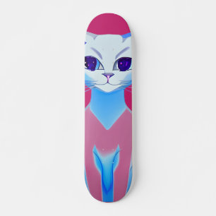 Siamese kat Hot Pink Persoonlijk Skateboard