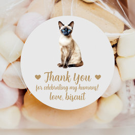 Siamese Kat Huwelijksgunst Stickers