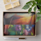 Siamese kat in de tuin schilderen Decoupage Tissuepapier (Geschenk)