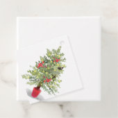 Siamese kat in een kerstboom cadeau Labels (In situ)