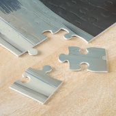 Siamese Kat in Sneeuw Kerstmis Legpuzzel (Zijkant)