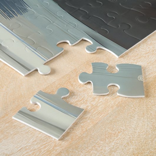 Siamese Kat in Sneeuw Kerstmis Legpuzzel (Zijkant)