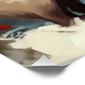 Siamese Kat in Sneeuw Kerstmis Perfect Poster (Hoek)