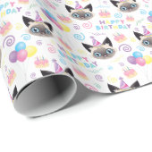 Siamese Kat Inpakpapier (Rol Hoek)