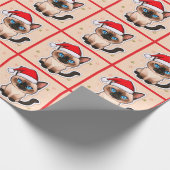 Siamese kat inpakpapier (Hoek)