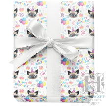 Siamese Kat Inpakpapier